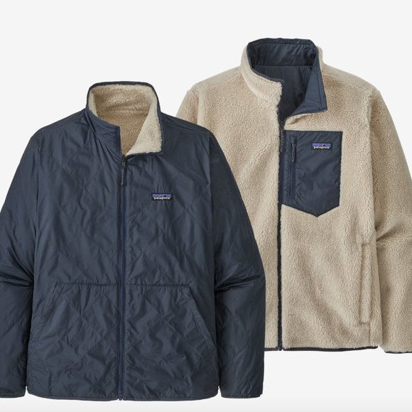 Patagonia Sweaters Patagonia Deep Pile Mens Reversible Woolyester